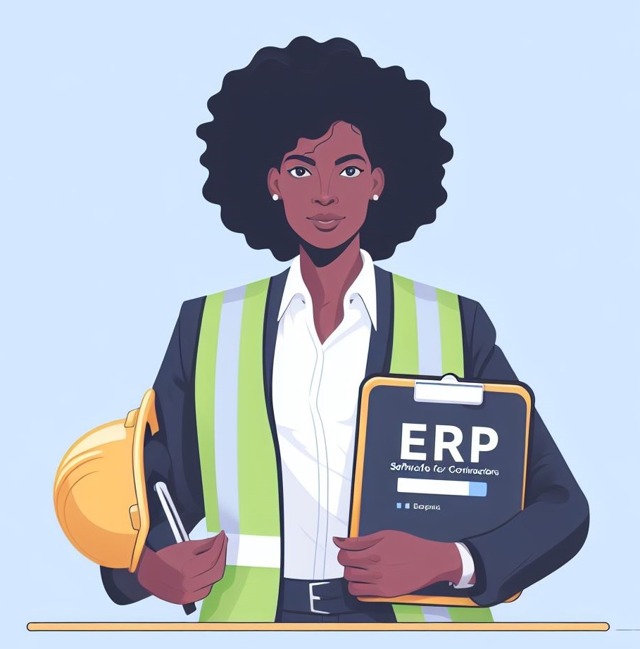 Mid-size contractor team planning digital transformation strategy