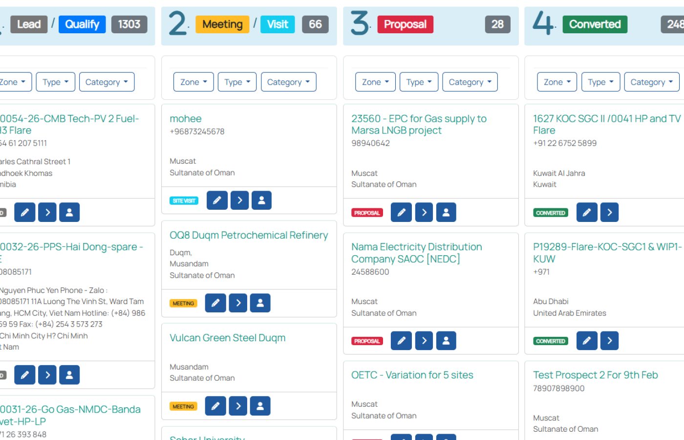 CRM and Pre-Construction Module